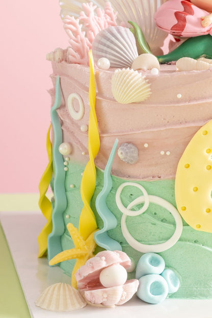 Mermaid Celebration Cake 6”